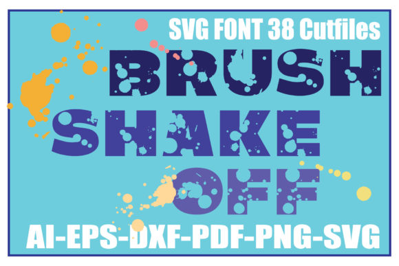 A Brush Shake Off Font for Authentic Crafts & Brand Graphics