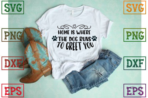 A Dog Typography Design for Merchandise & Graphics