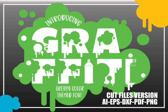 A Graffiti Font Bundle for Graphics and Crafts