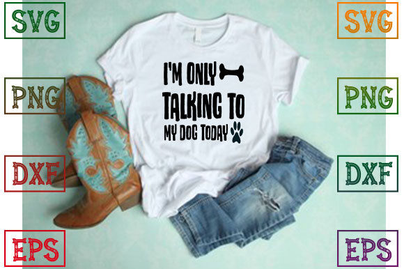 A Typography Embroidery Design for Dog Lovers