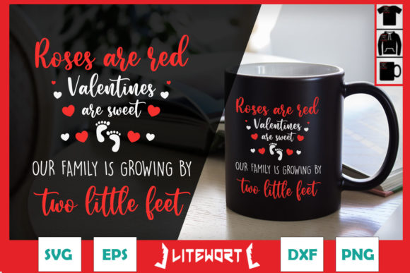 A Valentine's Pregnancy Announcement Graphic: A Designer's Review