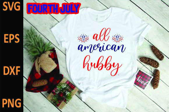 All American Hubby: A Graphic Asset for T‑Shirt Designs & Beyond