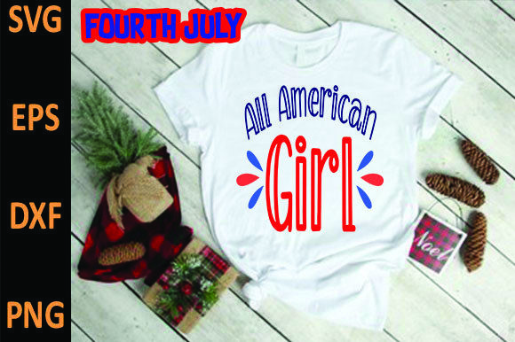 An All American Girl Graphic for Patriotic Crafting