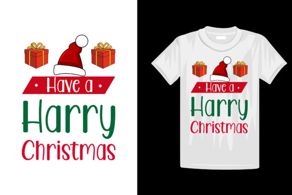 Christmas T-shirt Graphics as Versatile Print Templates