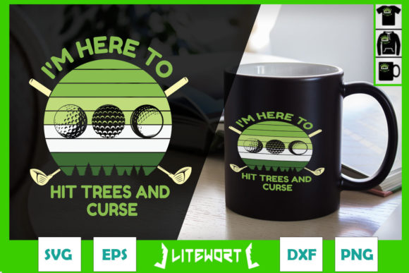 Crafting a Hit Trees and Curse Retro Disc Golf Graphic