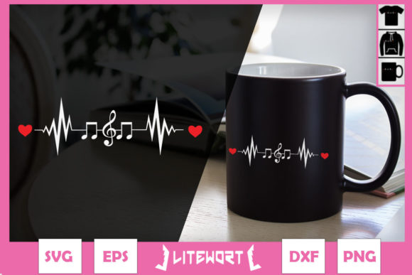 Music Heartbeat Graphics: A Crafts Asset for Editorial Impact
