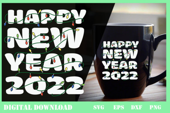 New Years Eve Party 2022 Graphics for Print Templates
