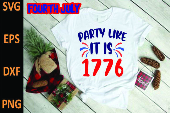 Party Like It is 1776: A Bold Editorial Graphic for Content Publishing