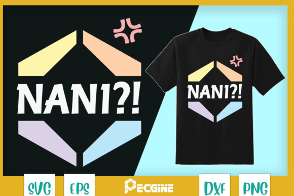 Reviewing the Nani What Funny Japanese Anime T-Shirt Design Asset